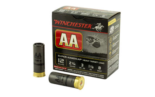 Ammunition Winchester Ammunition AA Super Handicap 12Gauge WIN AA SH 12GA 2.75" #8 25/250